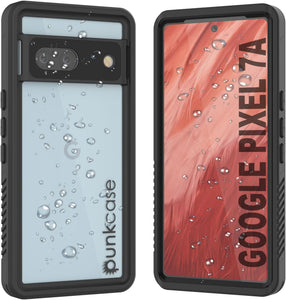 Google Pixel 7a Funda Impermeable IP68, Punkcase [Negro] [Serie Extrema] [Ajuste Delgado]