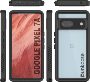 Google Pixel 7a Funda Impermeable IP68, Punkcase [Negro] [Serie Extrema] [Ajuste Delgado]