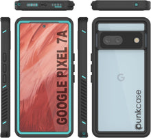 Load image into Gallery viewer, Carcasa impermeable IP68 para Google Pixel 7a, Punkcase [Teal] [Extreme Series] [Ajuste delgado]
