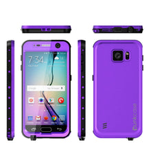Load image into Gallery viewer, Galaxy S6 Waterproof Case PunkCase StudStar Purple Thin 6.6ft Underwater IP68 Shock/Dirt/Snow Proof (Color in image: pink)
