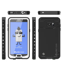 Cargar imagen en el visor de la galería, Galaxy Note 5 Waterproof Case, Punkcase StudStar White Shock/Dirt/Snow Proof | Lifetime Warranty (Color in image: black)
