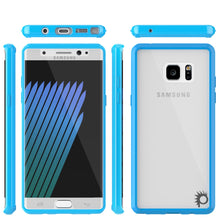 Cargar imagen en el visor de la galería, Note 7 Case Punkcase® LUCID 2.0 Light Blue Series w/ PUNK SHIELD Screen Protector | Ultra Fit (Color in image: clear)
