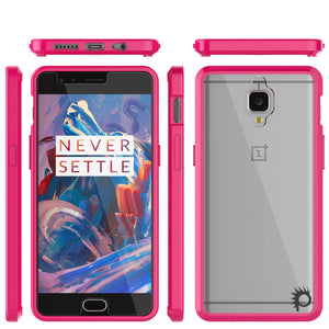 OnePlus 3 Case Punkcase® LUCID 2.0 Pink Series w/ SHIELD GLASS Lifetime Warranty Exchange (Color in image: light blue)