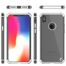 Cargar imagen en el visor de la galería, iPhone X Case, Punkcase [BLAZE SERIES] Protective Cover W/ PunkShield Screen Protector [Shockproof] [Slim Fit] for Apple iPhone 10 [Silver] (Color in image: Red)
