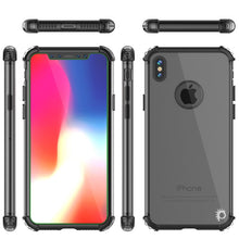 Cargar imagen en el visor de la galería, iPhone X Case, Punkcase [BLAZE SERIES] Protective Cover W/ PunkShield Screen Protector [Shockproof] [Slim Fit] for Apple iPhone 10 [Black] (Color in image: Gold)
