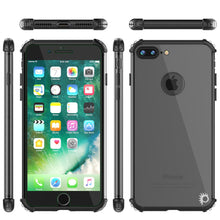 Cargar imagen en el visor de la galería, iPhone 7 PLUS Case, Punkcase [BLAZE SERIES] Protective Cover W/ PunkShield Screen Protector [Shockproof] [Slim Fit] for Apple iPhone 7 PLUS [Black] (Color in image: Gold)
