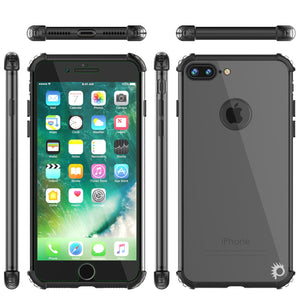 iPhone 7 PLUS Case, Punkcase [BLAZE SERIES] Protective Cover W/ PunkShield Screen Protector [Shockproof] [Slim Fit] for Apple iPhone 7 PLUS [Black] (Color in image: Gold)