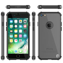 Cargar imagen en el visor de la galería, iPhone 8 Case, Punkcase [BLAZE SERIES] Protective Cover W/ PunkShield Screen Protector [Shockproof] [Slim Fit] for Apple iPhone [Black] (Color in image: Silver)
