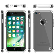Cargar imagen en el visor de la galería, iPhone SE (4.7&quot;) Case, Punkcase [BLAZE SERIES] Protective Cover W/ PunkShield Screen Protector [Shockproof] [Slim Fit] for Apple iPhone [Silver] (Color in image: Black)
