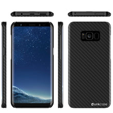 Load image into Gallery viewer, Galaxy S8 Plus Case, PunkCase CarbonShield, Jet Black 
