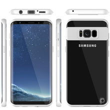 Cargar imagen en el visor de la galería, Galaxy S8 Plus Case, Punkcase [MASK Series] [WHITE] Full Body Hybrid Dual Layer TPU Cover W/ Protective PUNKSHIELD Screen Protector (Color in image: pink)
