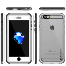 Load image into Gallery viewer, Apple iPhone 7 Waterproof Case, PUNKcase CRYSTAL White W/ Attached Screen Protector  | Warranty (Color in image: Black)
