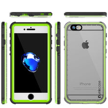 Load image into Gallery viewer, Apple iPhone 7 Waterproof Case, PUNKcase CRYSTAL Light Green  W/ Attached Screen Protector  | Warranty (Color in image: Black)
