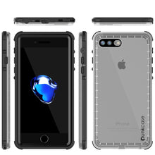 Cargar imagen en el visor de la galería, iPhone 8+ Plus Waterproof Case, PUNKcase CRYSTAL Black W/ Attached Screen Protector  | Warranty (Color in image: teal)
