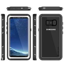 Cargar imagen en el visor de la galería, Galaxy S8 PLUS Waterproof Case, Punkcase [Extreme Series] [Slim Fit] [IP68 Certified] [Shockproof] [Snowproof] [Dirproof] Armor Cover [White] (Color in image: Black)
