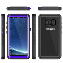 Cargar imagen en el visor de la galería, Galaxy S8 PLUS Waterproof Case, Punkcase [Extreme Series] [Slim Fit] [IP68 Certified] [Shockproof] [Snowproof] [Dirproof] Armor Cover W/ Built In Screen Protector for Samsung Galaxy S8+ [Purple] (Color in image: Black)
