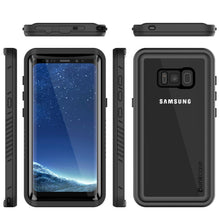 Cargar imagen en el visor de la galería, Galaxy S8 Plus Waterproof Case, Punkcase [Extreme Series] [Slim Fit] [IP68 Certified] [Shockproof] [Snowproof] [Dirproof] Armor Cover [Black] (Color in image: Light blue)
