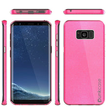 Load image into Gallery viewer, Galaxy S8 Case, Punkcase Galactic 2.0 Series Ultra Slim Protective Armor TPU Cover w/ PunkShield Screen Protector | Lifetime Exchange Warranty | Designed for Samsung Galaxy S8 [Pink] (Color in image: black)
