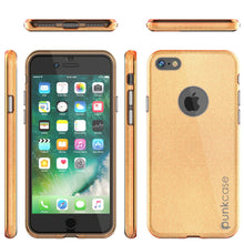 Cargar imagen en el visor de la galería, iPhone SE (4.7&quot;) Case, Punkcase Galactic 2.0 Series Ultra Slim Protective Armor TPU Cover [Gold] (Color in image: black/grey)
