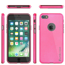 Cargar imagen en el visor de la galería, iPhone SE (4.7&quot;) Case, Punkcase Galactic 2.0 Series Ultra Slim Protective Armor TPU Cover [Pink] (Color in image: black/grey)
