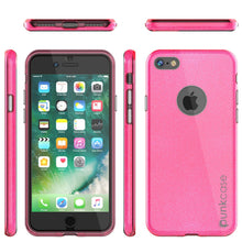 Cargar imagen en el visor de la galería, iPhone 8 Case, Punkcase Galactic 2.0 Series Ultra Slim Protective Armor TPU Cover [Pink] (Color in image: black/grey)
