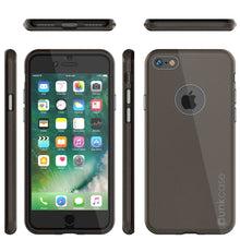 Cargar imagen en el visor de la galería, iPhone SE (4.7&quot;) Case, Punkcase Galactic 2.0 Series Ultra Slim Protective Armor TPU Cover [Black/Grey] (Color in image: gold)

