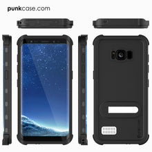 Load image into Gallery viewer, Galaxy S8 Plus Waterproof Case, Punkcase KickStud Black Series [Slim Fit] [IP68 Certified] [Shockproof] [Snowproof] Armor Cover. (Color in image: Light Green)
