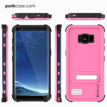 Load image into Gallery viewer, Protector [PURPLE]Galaxy S8 Waterproof Case, Punkcase [KickStud Series] [Slim Fit] [IP68 Certified] [Shockproof] [Snowproof] Armor Cover [Pink] (Color in image: Red)
