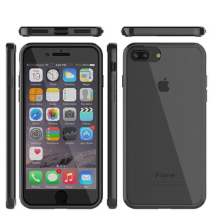 iPhone 7 Case Punkcase® LUCID 2.0 Black Series w/ PUNK SHIELD Screen Protector | Ultra Fit (Color in image: pink)