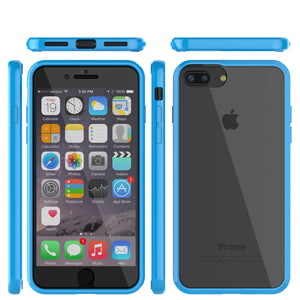iPhone 7 Case Punkcase® LUCID 2.0 Light Blue Series w/ PUNK SHIELD Screen Protector | Ultra Fit (Color in image: white)