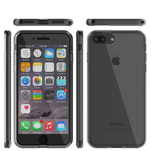 iPhone 7 Case Punkcase® LUCID 2.0 Crystal Black Series w/ PUNK SHIELD Screen Protector | Ultra Fit (Color in image: white)