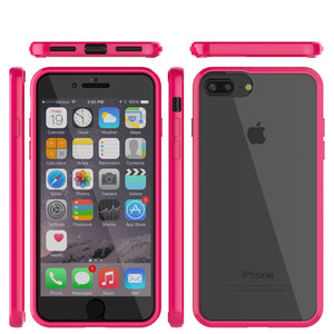 iPhone 7 Case Punkcase® LUCID 2.0 Pink Series w/ PUNK SHIELD Screen Protector | Ultra Fit (Color in image: white)