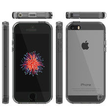 Cargar imagen en el visor de la galería, iPhone SE/5S/5 Case Punkcase® LUCID 2.0 Crystal Black Series w/ PUNK SHIELD Screen Protector | Ultra Fit (Color in image: white)
