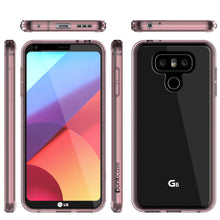 Cargar imagen en el visor de la galería, LG G6 Case Punkcase® LUCID 2.0 Crystal Pink Series w/ PUNK SHIELD Screen Protector | Ultra Fit (Color in image: black)
