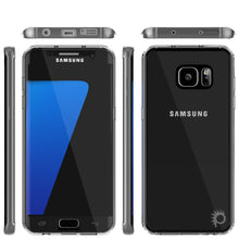Cargar imagen en el visor de la galería, S7 Edge Case Punkcase® LUCID 2.0 Crystal Black Series w/ PUNK SHIELD Screen Protector | Ultra Fit (Color in image: teal)
