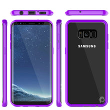 Cargar imagen en el visor de la galería, S8 Case Punkcase® LUCID 2.0 Purple Series w/ PUNK SHIELD Screen Protector | Ultra Fit (Color in image: clear)
