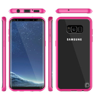 S8 Plus Case Punkcase® LUCID 2.0 Pink Series w/ PUNK SHIELD Screen Protector | Ultra Fit (Color in image: white)