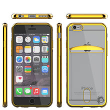 Load image into Gallery viewer, iPhone 6s+ Plus/6+ Plus Case, PUNKCASE® LUCID Gold Series | Card Slot | SHIELD Screen Protector (Color in image: Silver)
