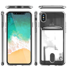 Load image into Gallery viewer, iPhone X Case, PUNKcase [LUCID Series] Slim Fit Protective Dual Layer Armor Cover W/ Scratch Resistant PUNKSHIELD Screen Protector [SILVER] 

