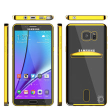 Load image into Gallery viewer, Galaxy Note 5 Case, PUNKCASE® LUCID Gold Series | Card Slot | SHIELD Screen Protector | Ultra fit (Color in image: Silver)
