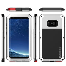 Cargar imagen en el visor de la galería, Galaxy S8+ Plus  Case, PUNKcase Metallic White Shockproof  Slim Metal Armor Case (Color in image: gold)
