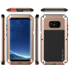 Cargar imagen en el visor de la galería, Galaxy Note 8  Case, PUNKcase Metallic Gold Shockproof  Slim Metal Armor Case (Color in image: white)
