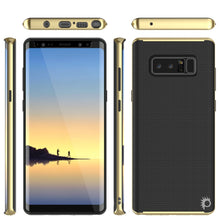 Cargar imagen en el visor de la galería, Galaxy Note 8 Case, PunkCase [Stealth Series] Hybrid 3-Piece Shockproof Dual Layer Cover [Non-Slip] [Soft TPU + PC Bumper] with PUNKSHIELD Screen Protector for Samsung Note 8 [Gold] (Color in image: Silver)
