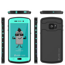 Load image into Gallery viewer, Galaxy s6 EDGE Plus Waterproof Case, Punkcase StudStar Teal Water/Shock Proof | Lifetime Warranty (Color in image: black)

