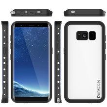 Cargar imagen en el visor de la galería, Galaxy S8 Waterproof Case, Punkcase StudStar White Thin 6.6ft Underwater IP68 Shock/Snow Proof (Color in image: light blue)
