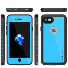 Cargar imagen en el visor de la galería, iPhone SE (4.7&quot;) Waterproof Case, Punkcase [Light Blue] [StudStar Series]  [Slim Fit] [IP68 Certified] [Dirt/Snow Proof] (Color in image: white)

