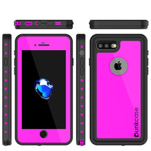 Load image into Gallery viewer, iPhone 8+ Plus Waterproof Case, Punkcase [StudStar Series] [Pink] [Slim Fit] [Shockproof] [Dirtproof] [Snowproof] Armor Cover (Color in image: teal)
