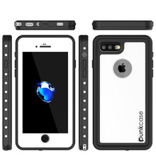Cargar imagen en el visor de la galería, iPhone 7+ Plus Waterproof IP68 Case, Punkcase [White] [StudStar Series] [Slim Fit] [Dirtproof] (Color in image: light blue)
