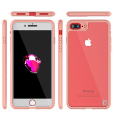 Cargar imagen en el visor de la galería, iPhone 8+ Plus Case [MASK Series] [PINK] Full Body Hybrid Dual Layer TPU Cover W/ protective Tempered Glass Screen Protector (Color in image: navy)
