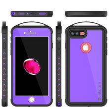 Cargar imagen en el visor de la galería, iPhone 7+ Plus Waterproof Case, Punkcase ALPINE Series, Purple | Heavy Duty Armor Cover (Color in image: pink)
